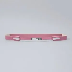 WHBM LEATHER SKINNY STRETCH BELT White House Black Market Horsebit Skinny Stretch Belt at  main image 2